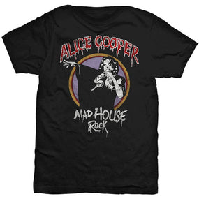 Cooper, Alice - Madhouse Rock Black Shirt