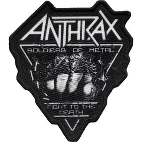 Anthrax - Soldiers Of Metal FTD (80mm x 90mm) Cut-Out Sew-On Patch