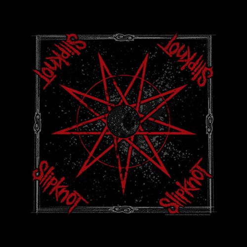 Slipknot - Bandana - Logo and 9 Pointed Star (54mm x 52mm)