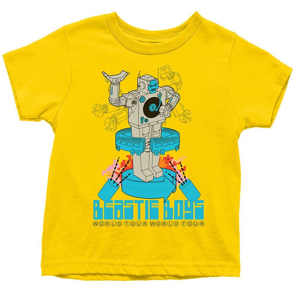 Beastie Boys - Robot Toddler and Youth Yellow Shirt