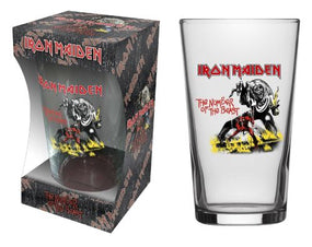 Iron Maiden - Beer Glass - Pint - Number Of The Beast