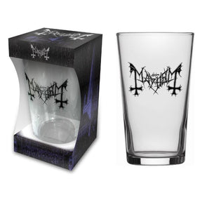Mayhem - Beer Glass - Pint - Logo