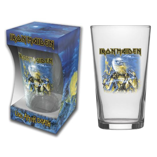 Iron Maiden - Beer Glass - Pint - Live After Death