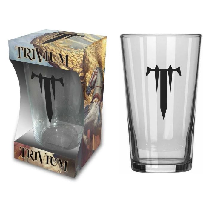 Trivium - Beer Glass - Pint - T Logo