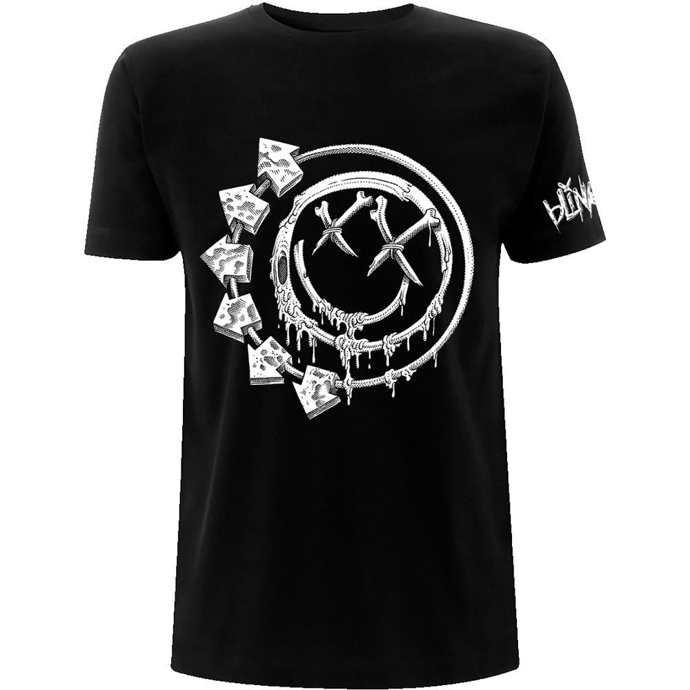 Blink 182 - Bones Smile Black Shirt
