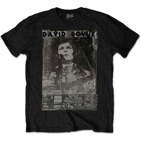 Bowie, David - Ziggy Stardust 1971 Tour Poster Black Shirt