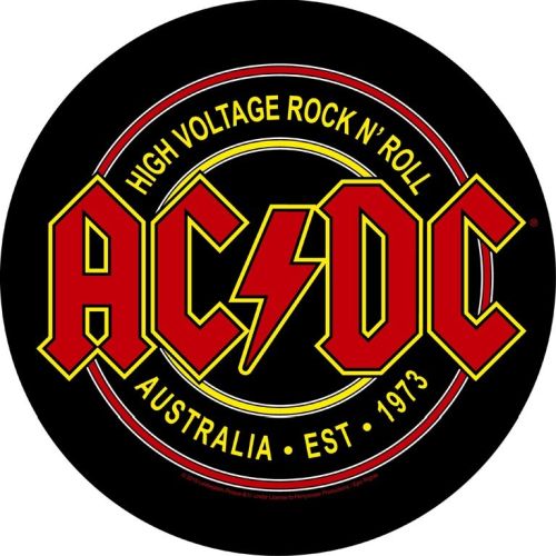 ACDC - High Voltage Rock N Roll - Sew-On Back Patch (280mm)