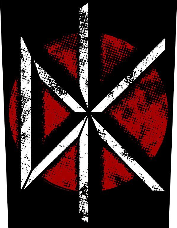 Dead Kennedys - Vintage DK Logo - Sew-On Back Patch (295mm x 265mm x 355mm)