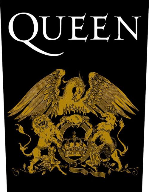 Queen - Crest - Sew-On Back Patch (295mm x 265mm x 355mm)