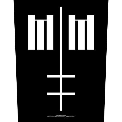 Manson, Marilyn - Cross Logo - Sew-On Back Patch (295mm x 265mm x 355mm)
