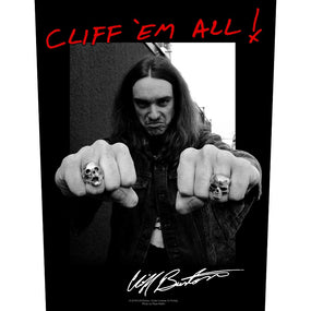 Metallica - Cliff Em All - Sew-On Back Patch (295mm x 265mm x 355mm)