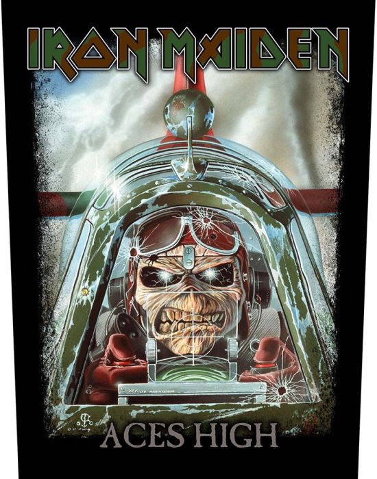 Iron Maiden - Aces High - Sew-On Back Patch (295mm x 265mm x 355mm)