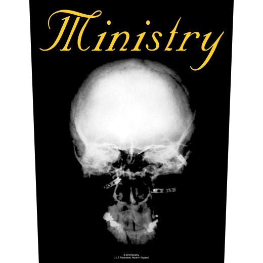 Ministry - The Mind Is A Terrible Thing To Taste - Sew-On Back Patch (295mm x 265mm x 355mm)