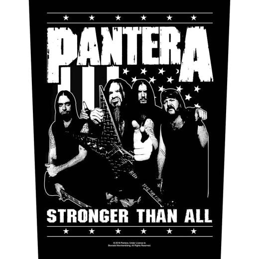 Pantera - Band Photo Stronger Than - Sew-On Back Patch (295mm x 265mm x 355mm)