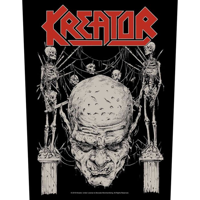 Kreator - Coma Of Souls Skull - Sew-On Back Patch (280mm)