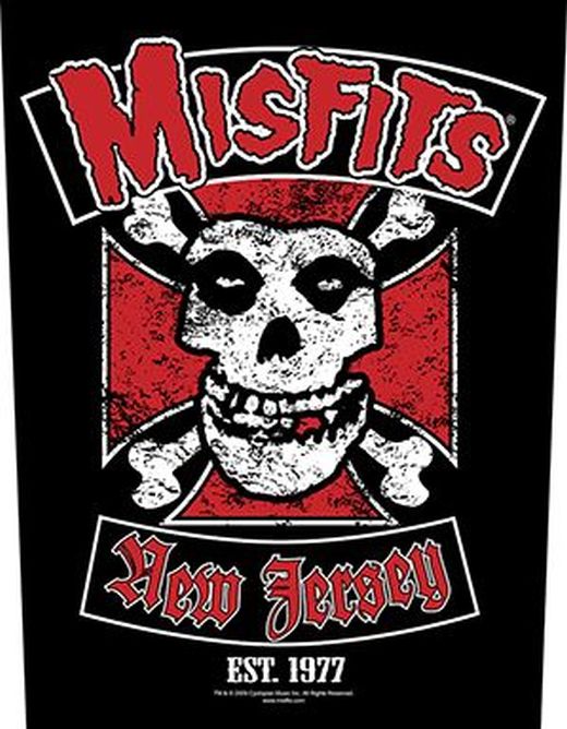 Misfits - Biker - Sew-On Back Patch (295mm x 265mm x 355mm)