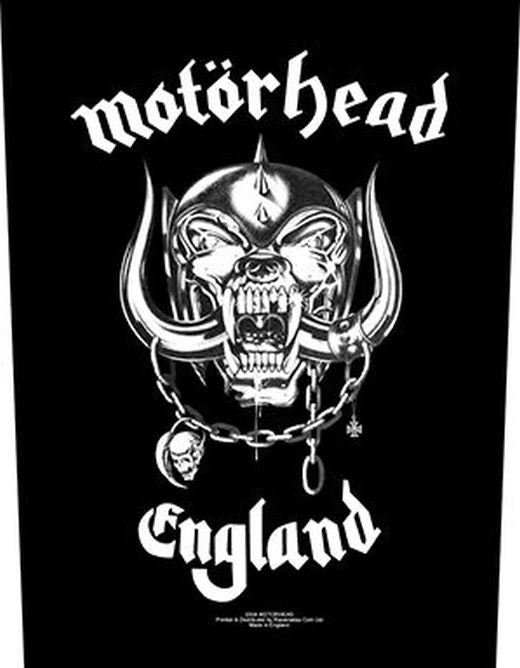 Motorhead - England - Sew-On Back Patch (295mm x 265mm x 355mm)