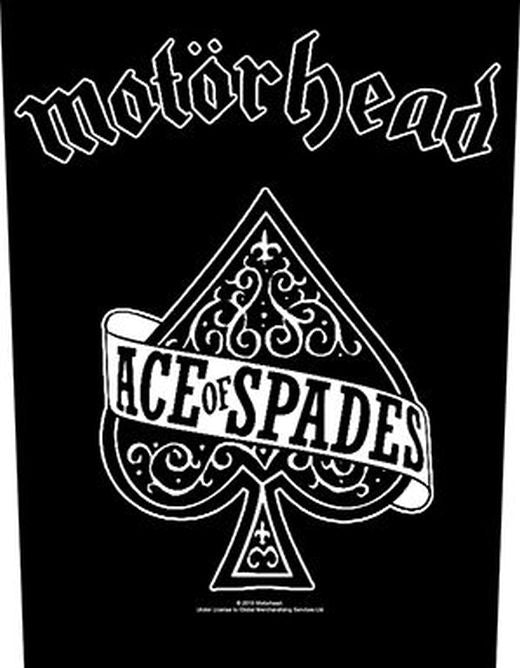 Motorhead - Ace Of Spades - Sew-On Back Patch (295mm x 265mm x 355mm)