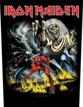 Iron Maiden - Number Of The Beast - Sew-On Back Patch (295mm x 265mm x 355mm)