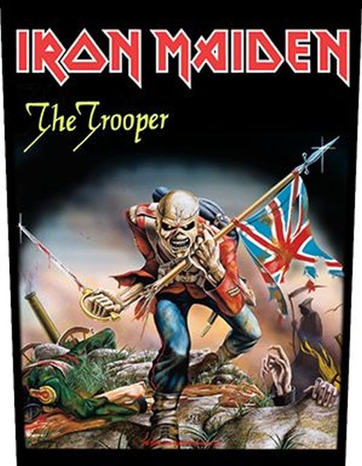 Iron Maiden - Trooper - Sew-On Back Patch (295mm x 265mm x 355mm)
