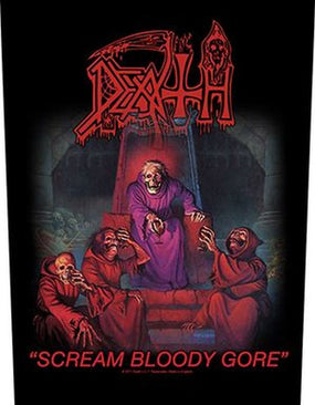 Death - Scream Bloody Gore - Sew-On Back Patch (295mm x 265mm x 355mm)