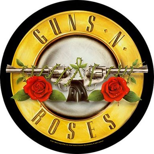 Guns N Roses - Bullet Logo - Sew-On Back Patch (280mm)