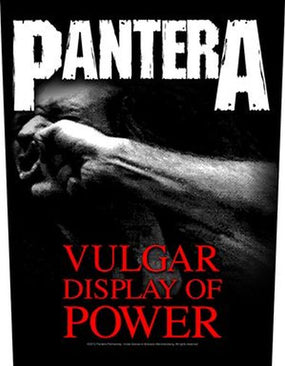 Pantera - Vulgar Display Of Power - Sew-On Back Patch (295mm x 265mm x 355mm)