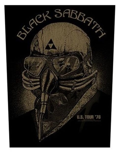 Black Sabbath - US Tour 78 - Sew-On Back Patch (295mm x 265mm x 355mm)