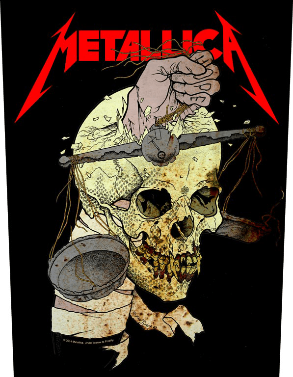 Metallica - Harvester Of Sorrow - Sew-On Back Patch (295mm x 265mm x 355mm)