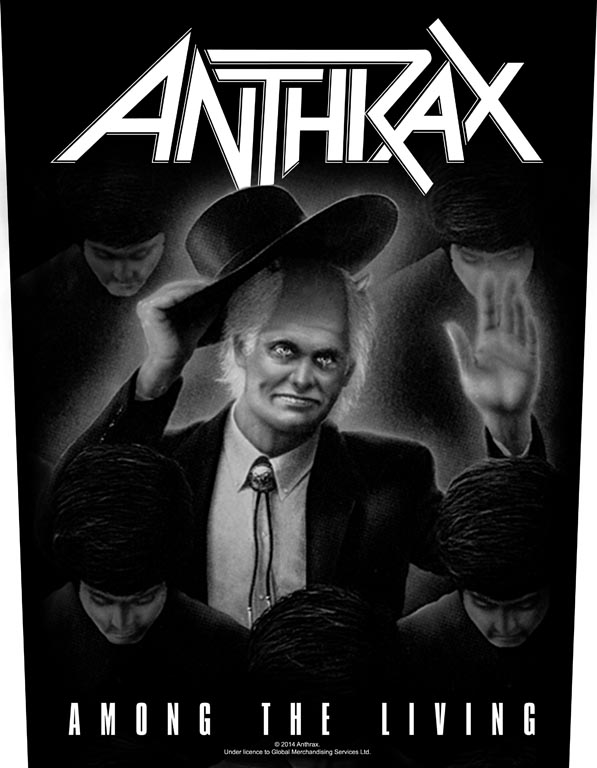 Anthrax - Among The Living - Sew-On Back Patch (295mm x 265mm x 355mm)