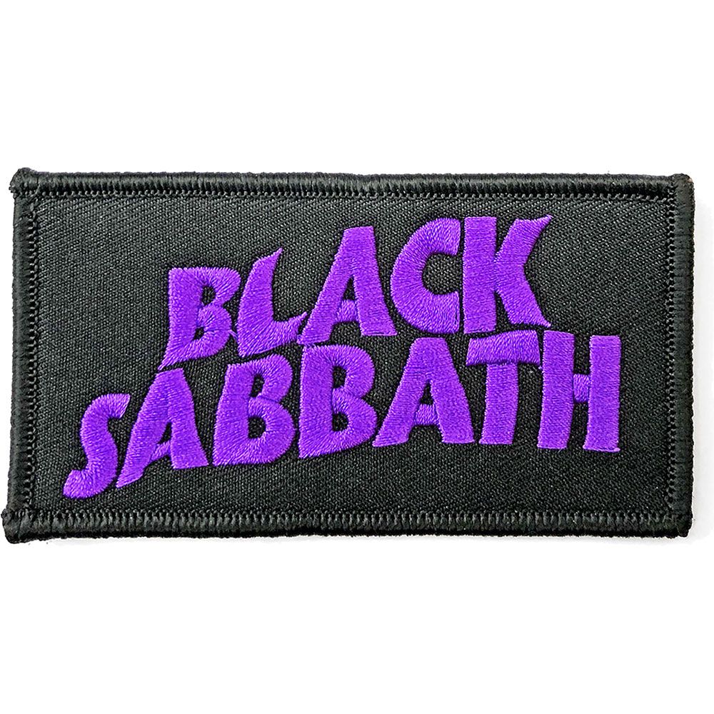 Black Sabbath - Purple Logo (100mm x 50mm) Sew-On Patch