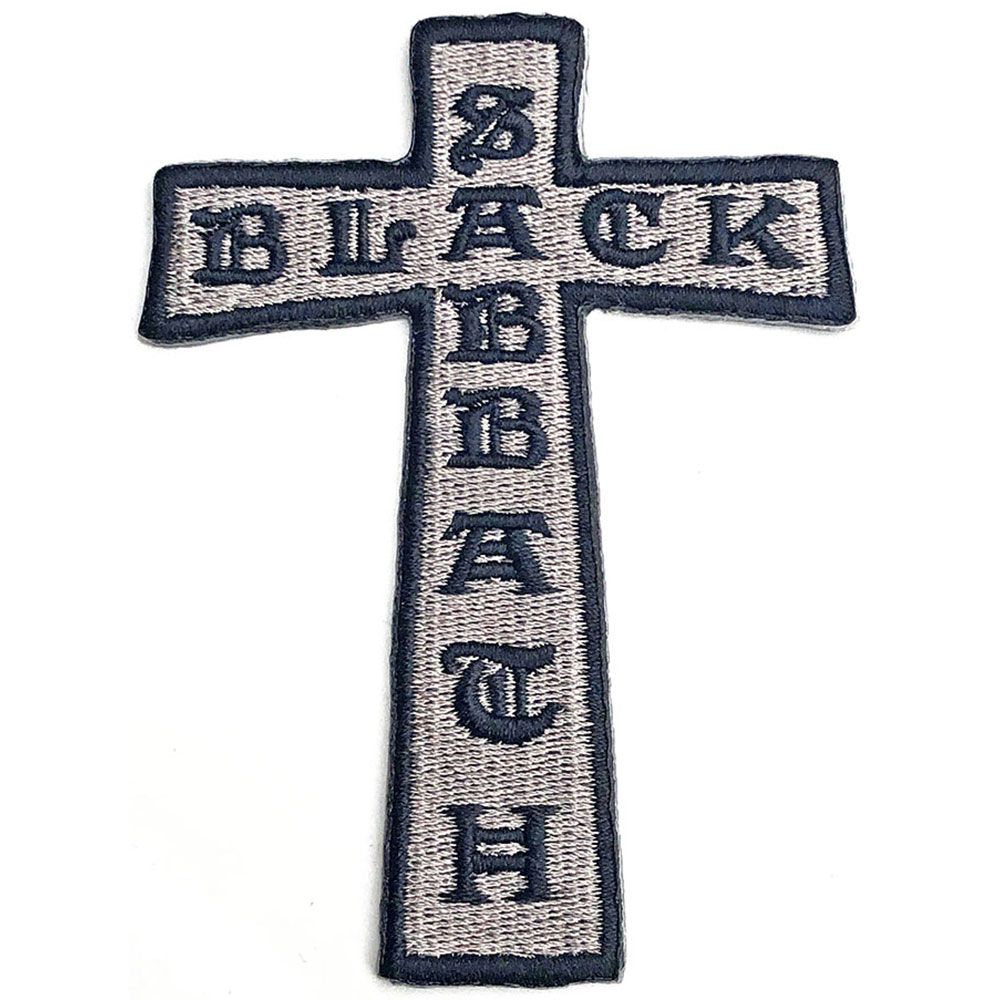 Black Sabbath - Cross (80mm x 60mm) Sew-On Patch