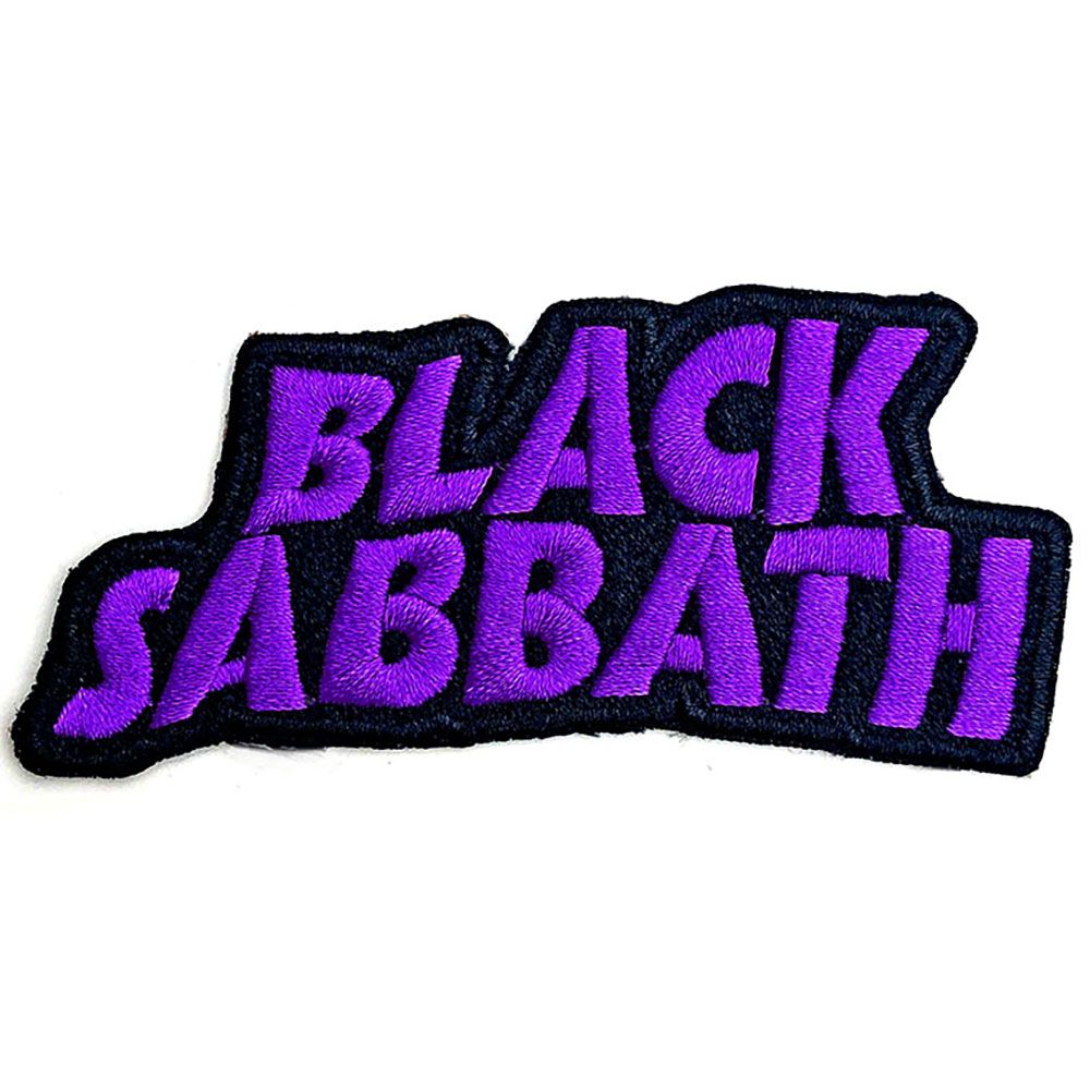 Black Sabbath - Cut-Out Logo (80mm x 40mm) Sew-On Patch
