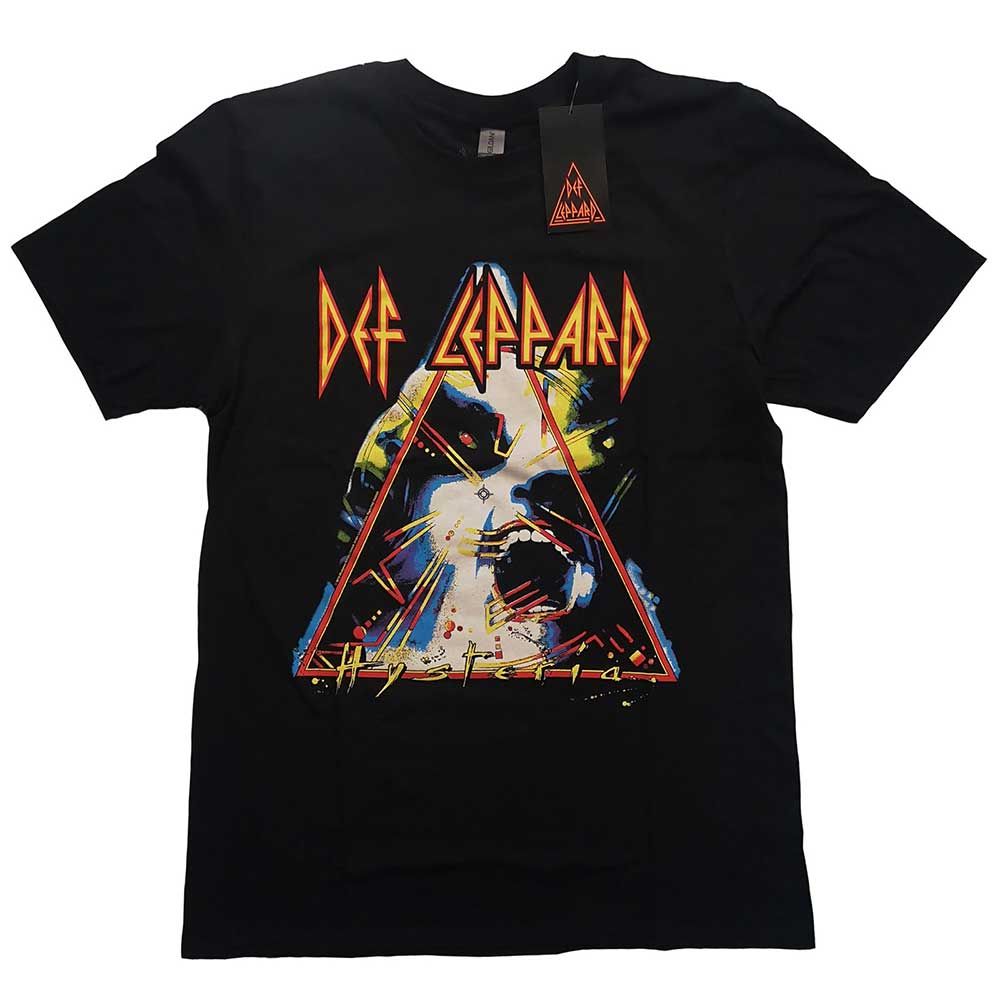Def Leppard - Hysteria Black Shirt