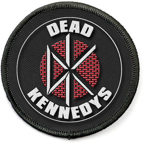 Dead Kennedys - DK Brick Logo Round (80mm) Sew-On Patch