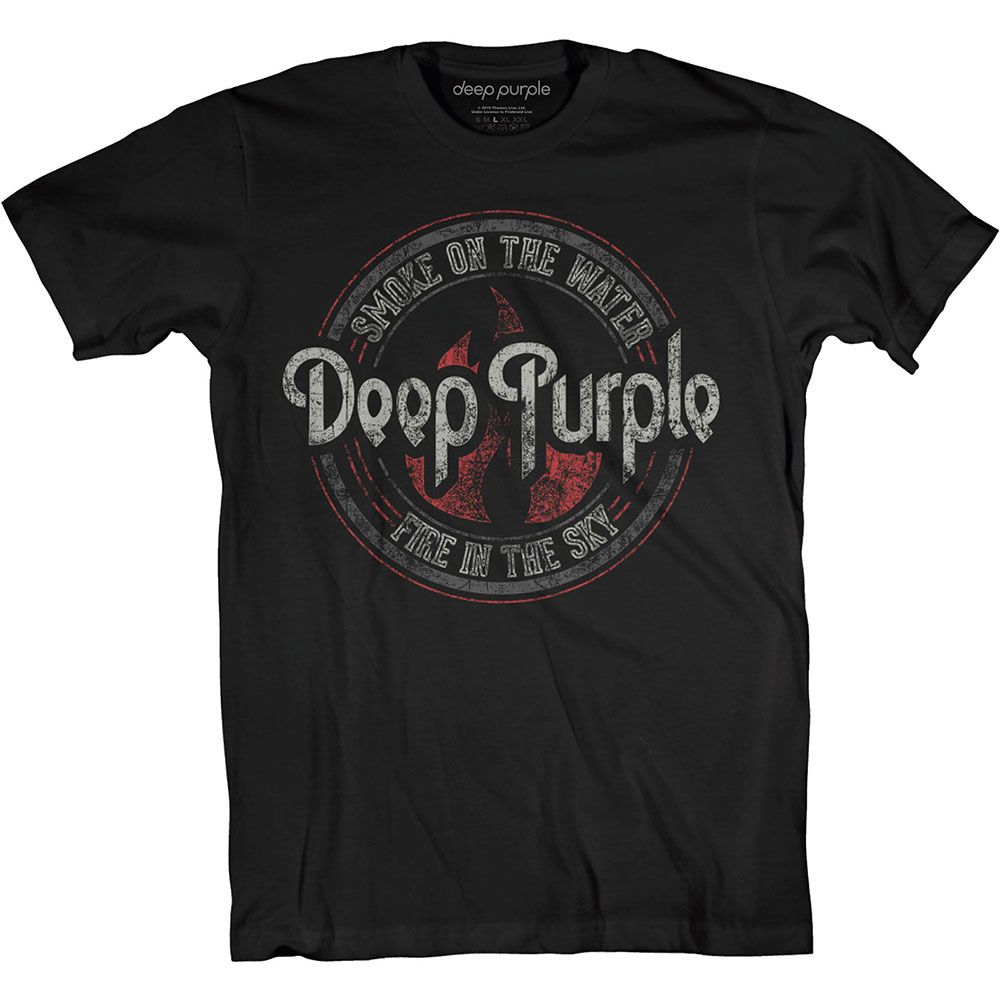 Deep Purple - Smoke On The Water Black Shirt