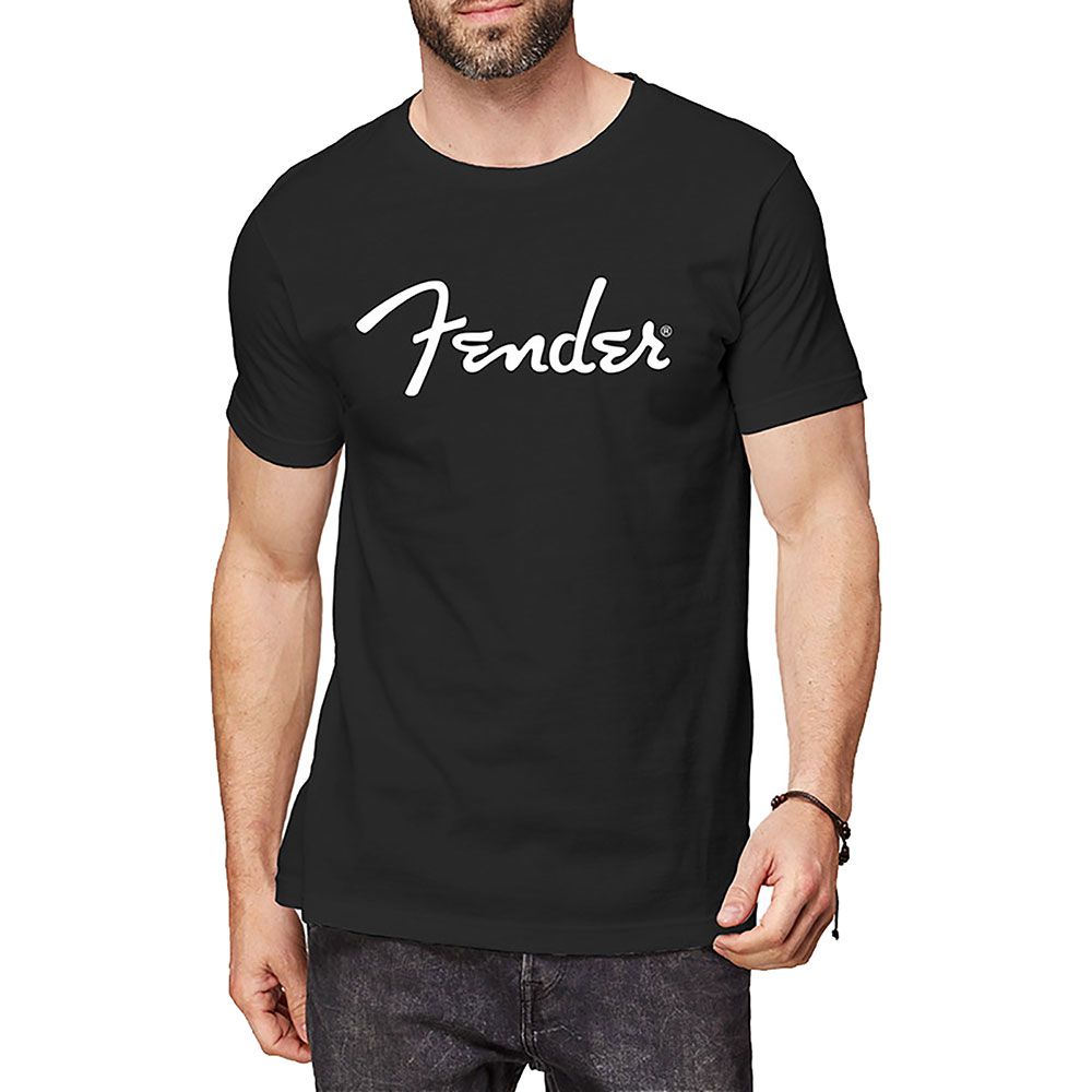 Fender - Classic Logo Black Shirt