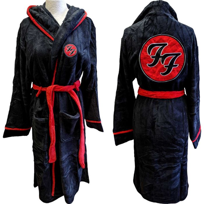Foo Fighters - FF Round Logo Bathrobe Dressing Gown