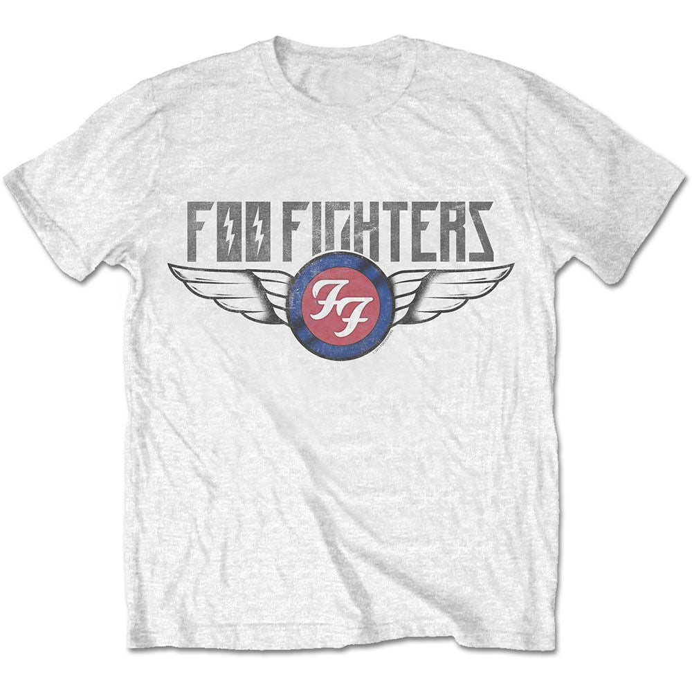 Foo Fighters - FF Wings White Shirt