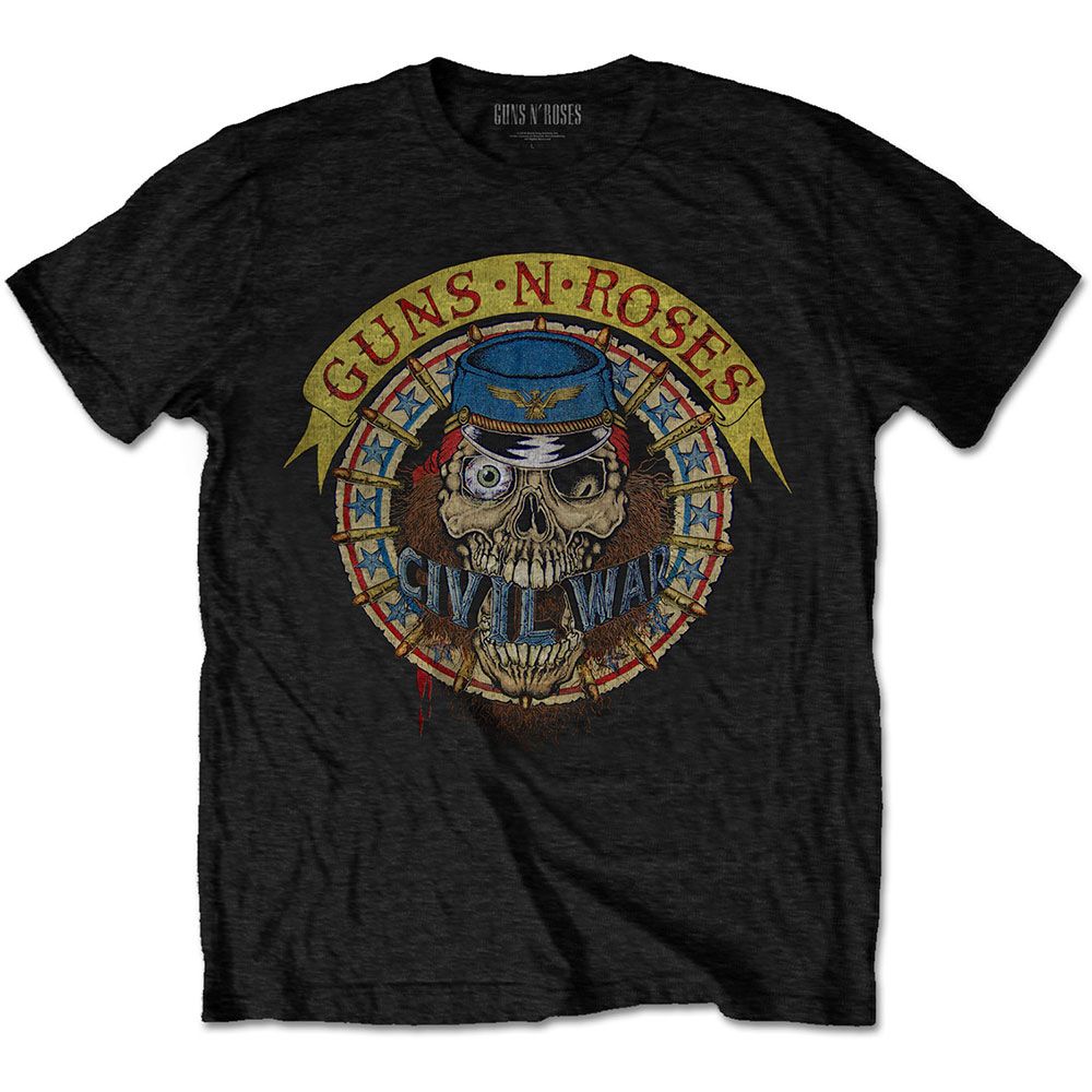 Guns N Roses - Civil War Tour 1991 Black Shirt