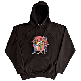 Gorillaz - Pullover Black Hoodie (Group Circle Rise)