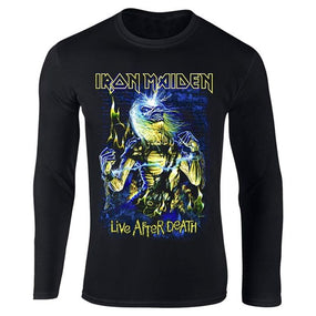 Iron Maiden - Live After Death Black Long Sleeve  Shirt