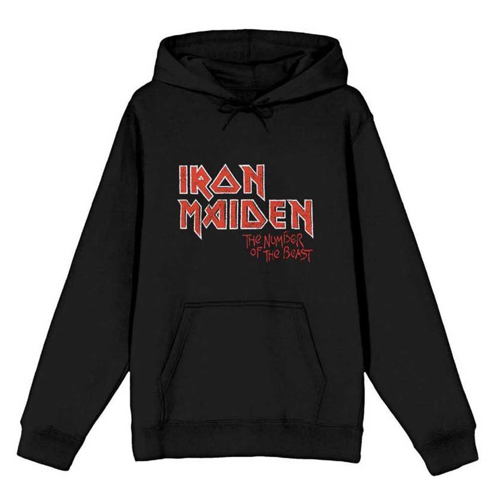 Iron Maiden - Pullover Black Hoodie (Number Of The Beast)
