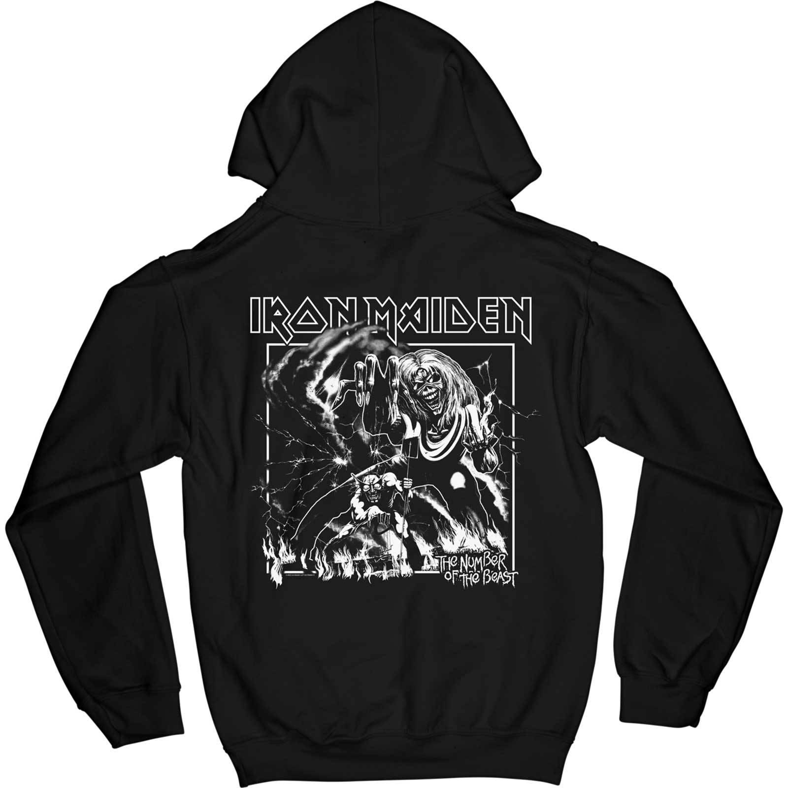 Iron Maiden - Pullover Hoodie (NOTB Black & White)