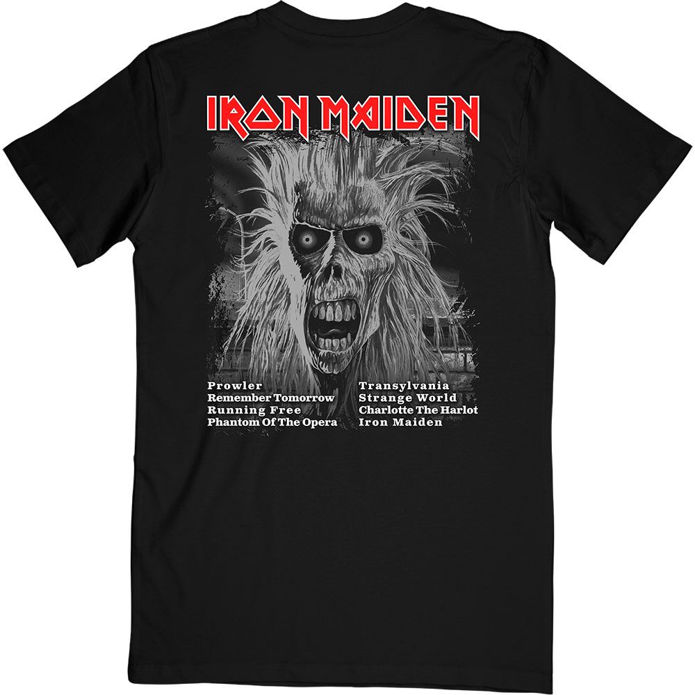 Iron Maiden - 1st Album Tracklist Black Shirt