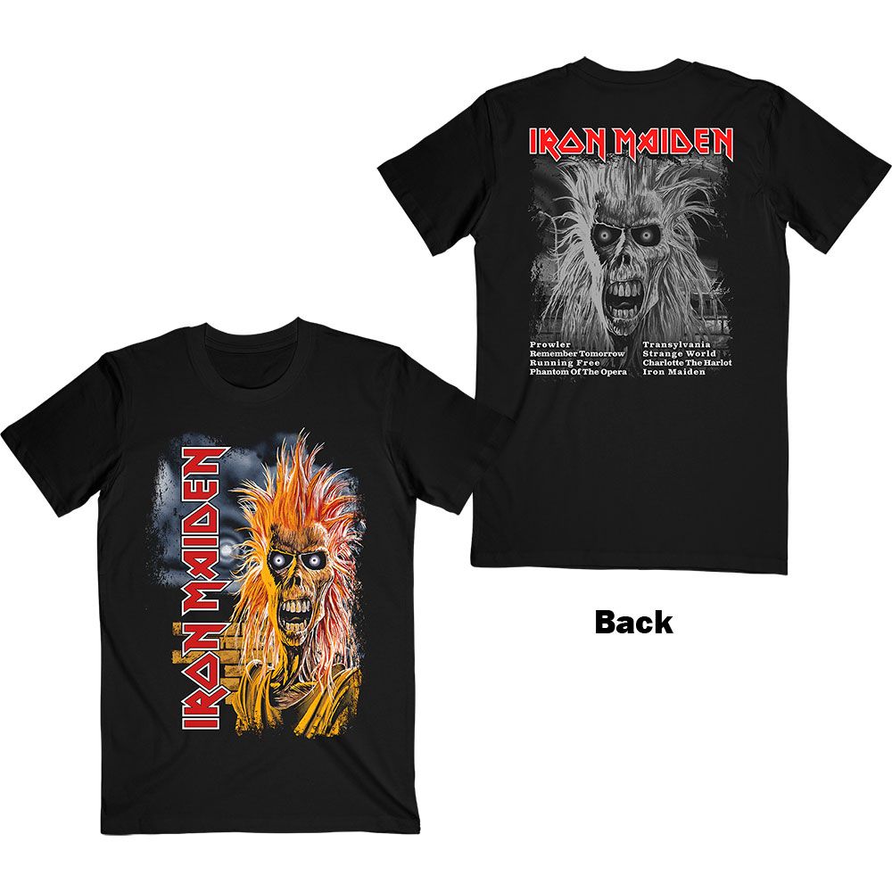 Iron Maiden - 1st Album Tracklist Black Shirt