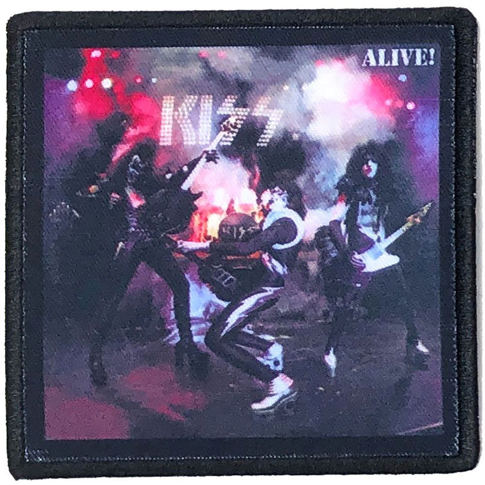 Kiss - Alive (90mm x 90mm) Sew-On Patch