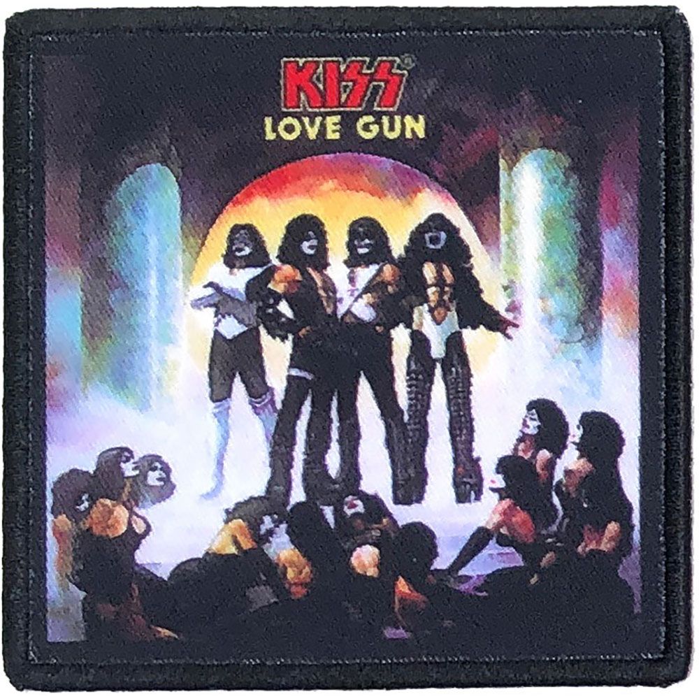 Kiss - Love Gun (90mm x 90mm) Sew-On Patch