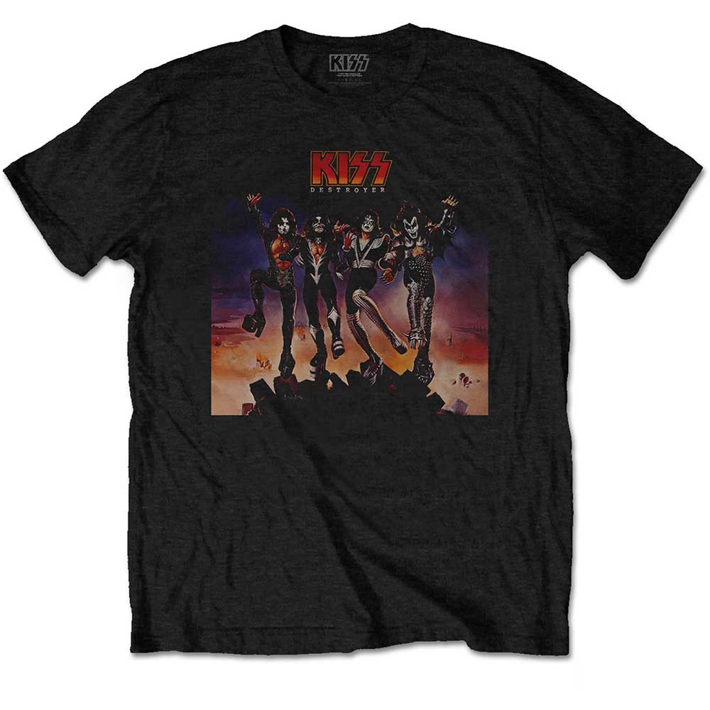 Kiss - Destroyer Black Shirt