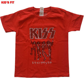Kiss - Destroyer Toddler and Youth Red Shirt
